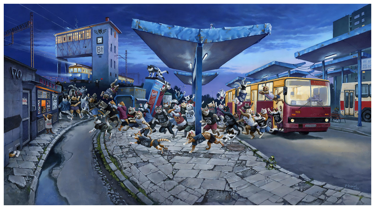 © Кшиштоф Оведик (Krzysztof Owedyk). Последняя электричка.