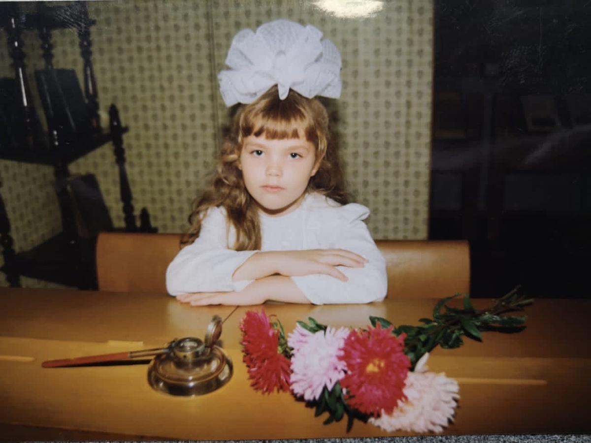 Это фото с 1 сентября в 1 классе 