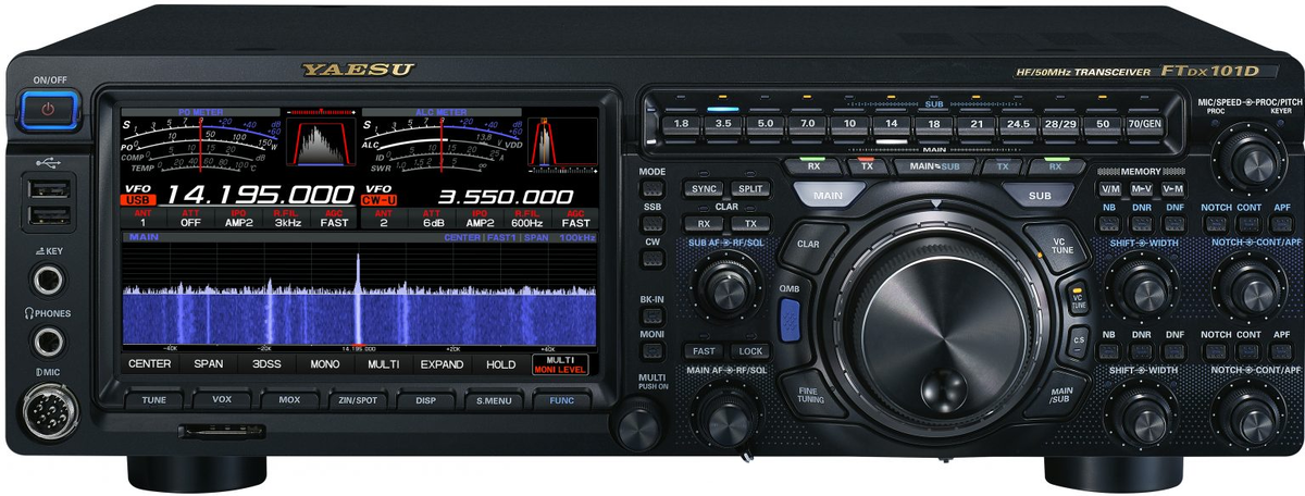 Современный КВ трансивер. Yaesu FTdx101d
