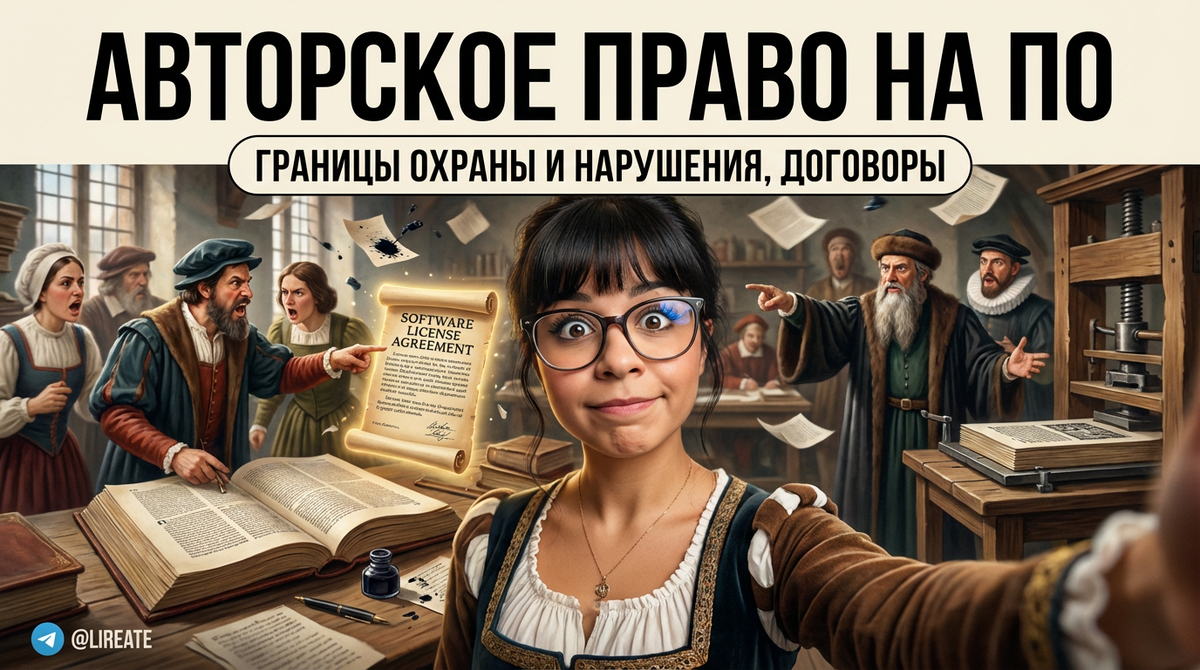    Границы охраны авторского права на программное обеспечение Лирейт