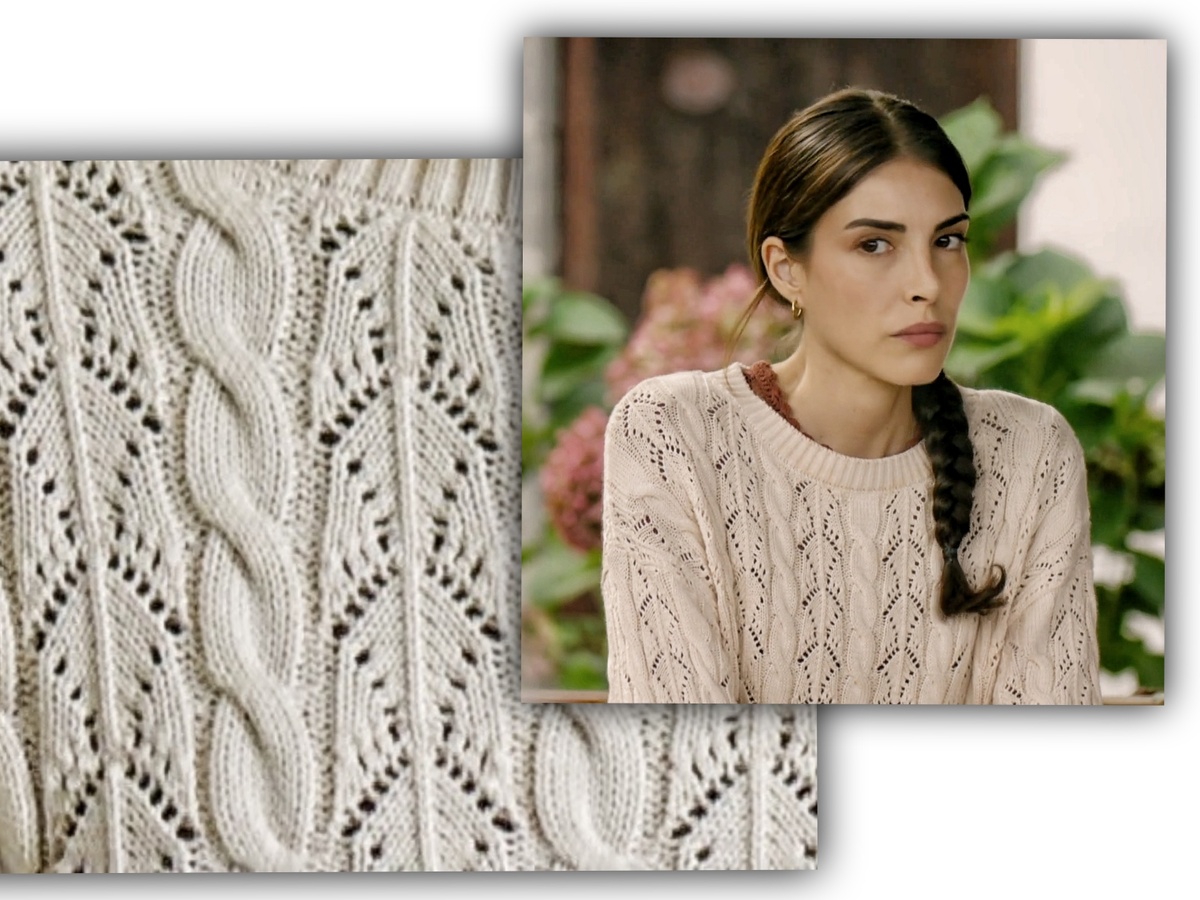Узор джемпера главной серини сериала Это море переполнится