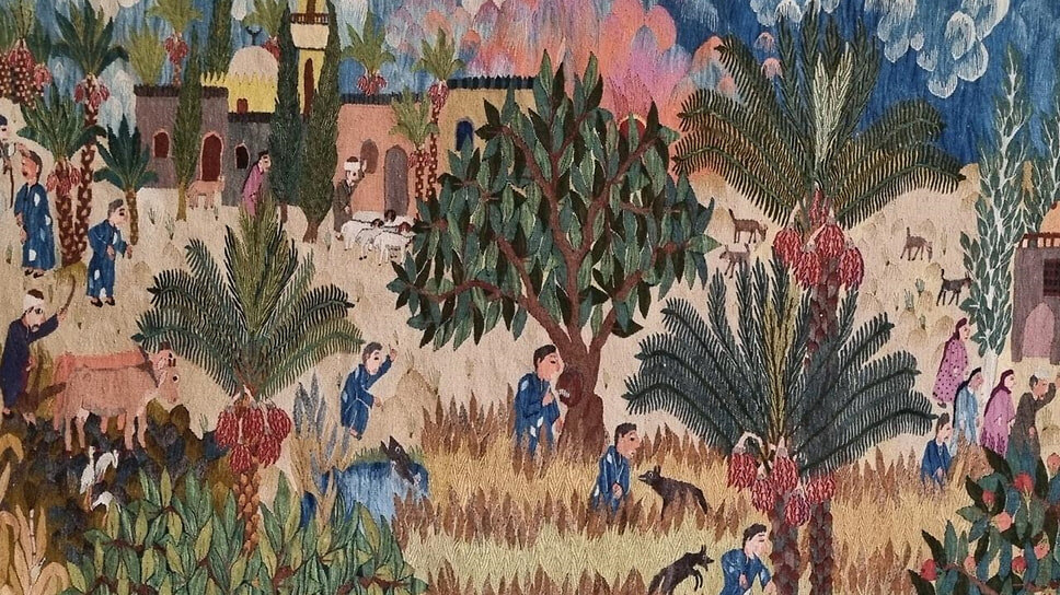 Гобелен из Ramses Wissa Wassef Art Center в Гизе, Египет.📷Фото: Ramses Wissa Wassef Art Center