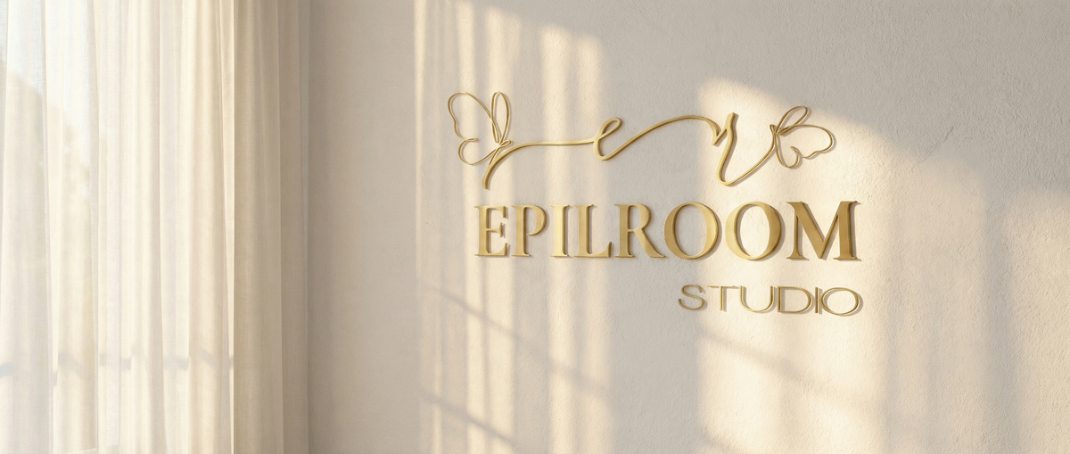 разработанный мной логотип для студии эпиляции