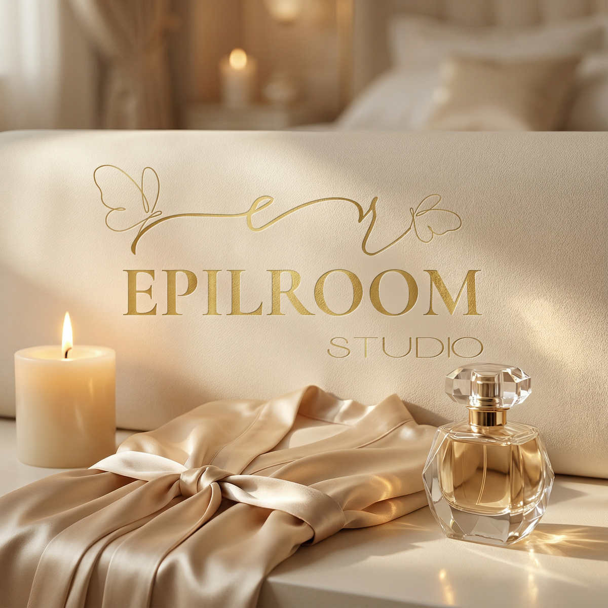 разработанный мной логотип для студии эпиляции