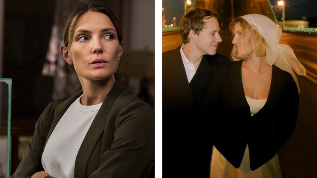 Александра с мужем