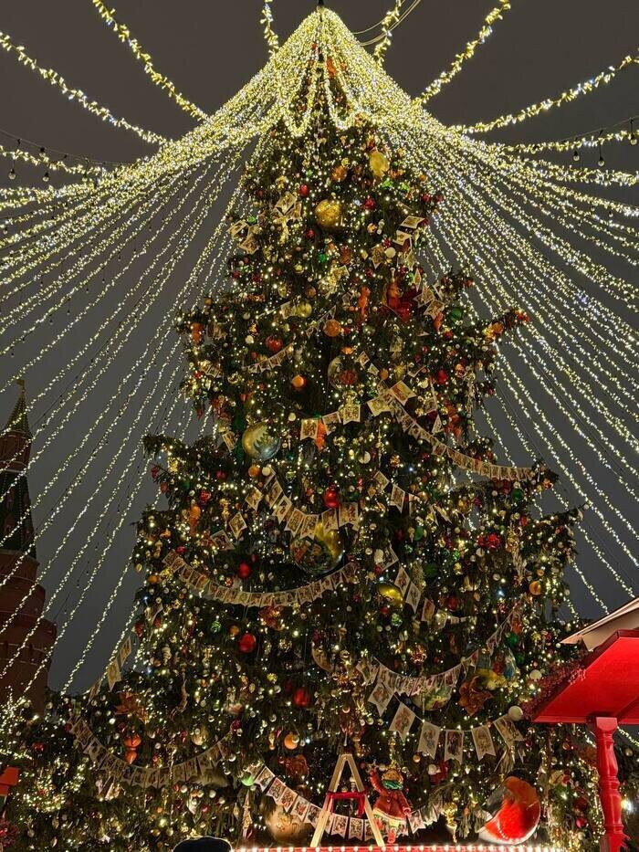 Ель на Манежной площади