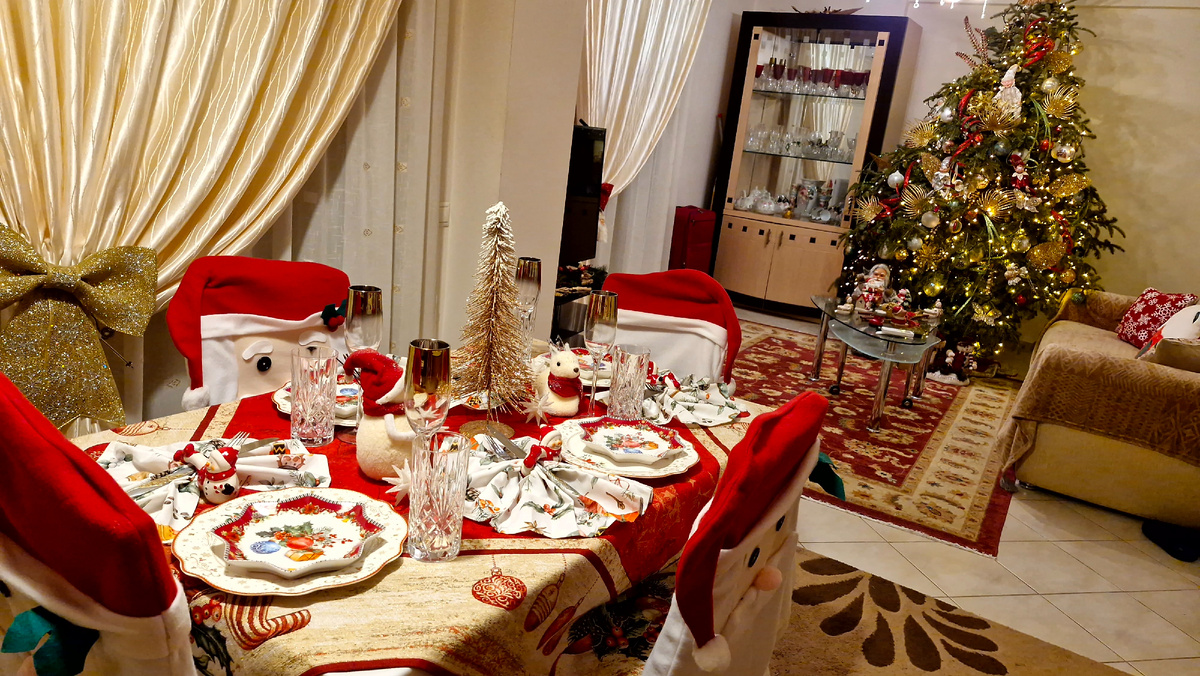 Мой новогодний стол 2025 года!