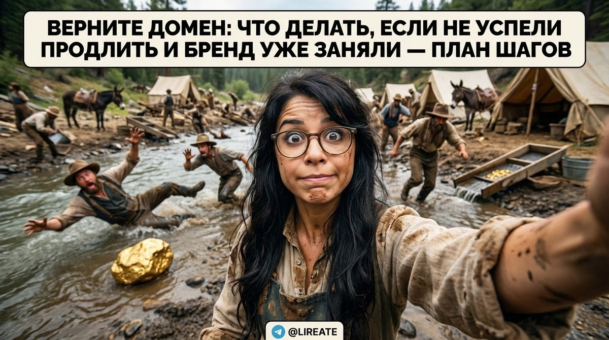    План шагов по возврату домена Лирейт