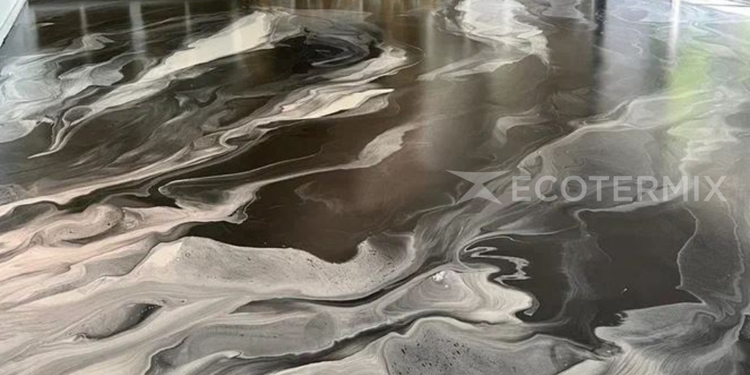 Эпоксидный наливной пол с мраморным эффектом своими руками: пошаговая инструкция, материалы и советы