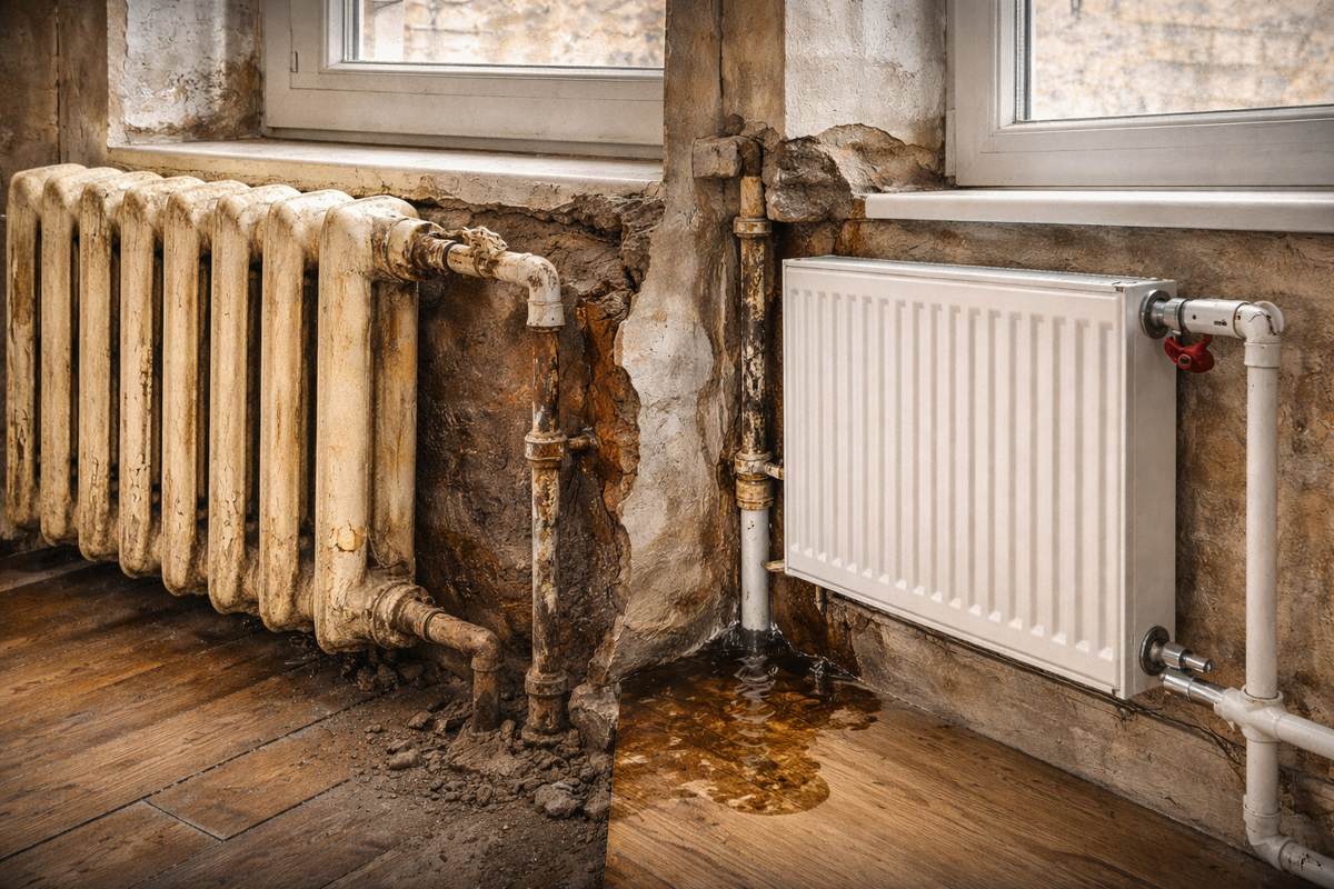 Замена радиаторов в сталинке. Важно сделать это правильно, чтобы не столкнуться с сюрпризами