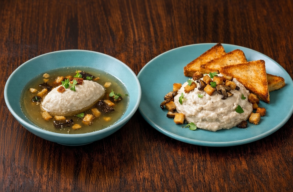 Это альтернативные подачи блюда, которые показались мне интересными