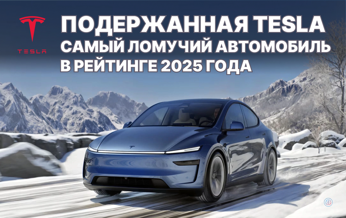 Подержанная Tesla самый ломучий автомобиль в рейтинге Consumer Reports 2025