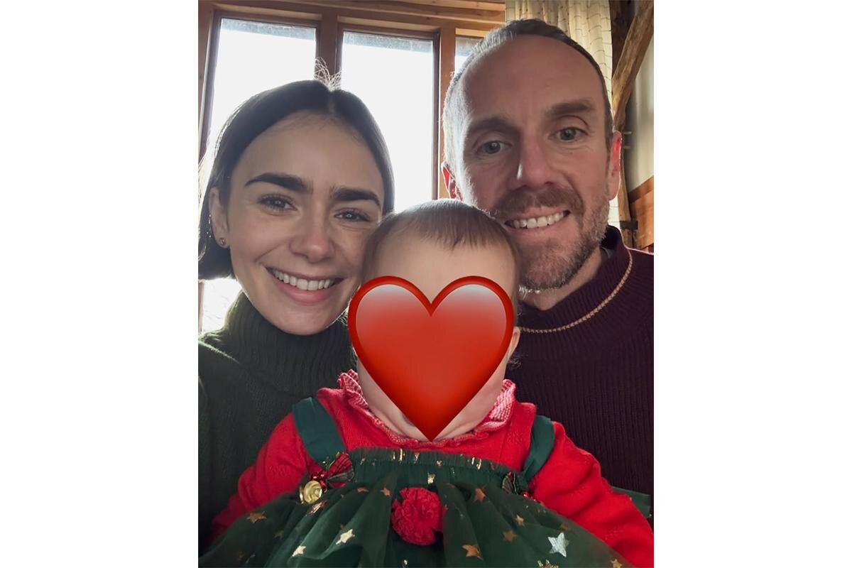 lilyjcollins / Instagram (входит в корпорацию Meta, признана экстремистской и запрещена в России)📷Лили Коллинз с мужем Чарли Макдауэллом и ребенком