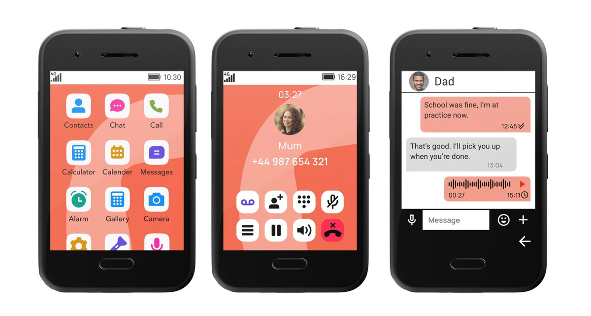   Интерфейс смартфона для детей XploraOne