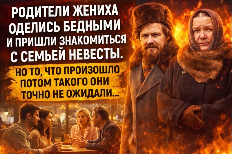 Родители жениха оделись бедными и пришли знакомиться с семьей невесты. Но такого они не ожидали…