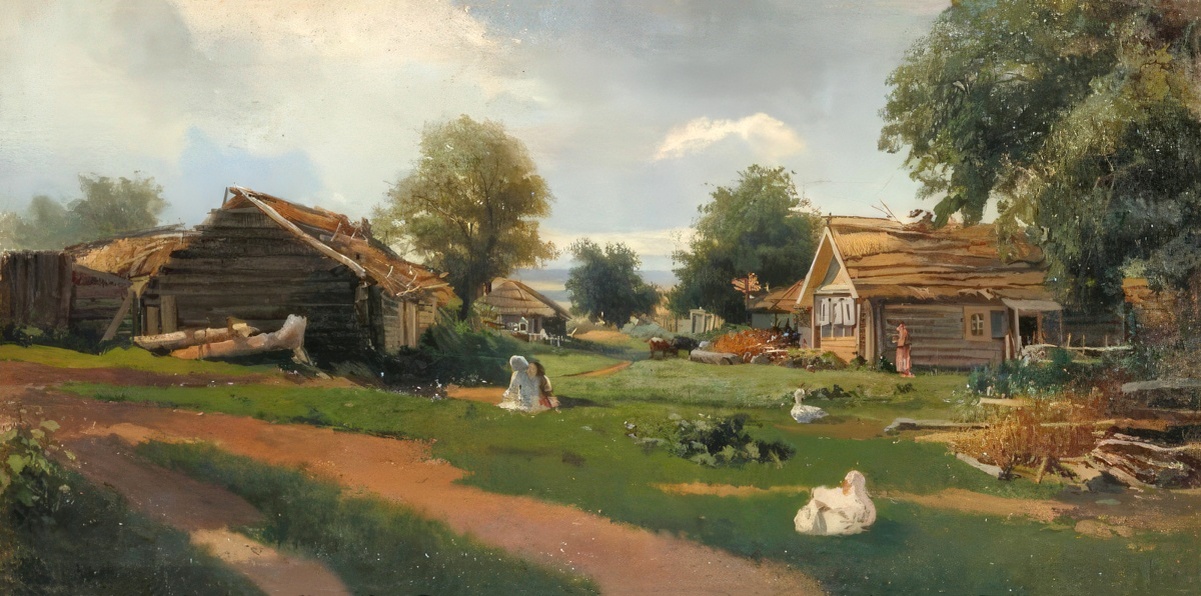 Деревня, Владимир Маковский