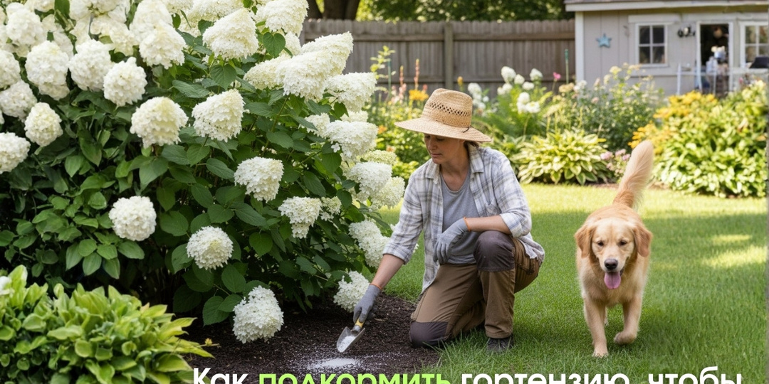 Как подкормить гортензию, чтобы наслаждаться пышным цветением