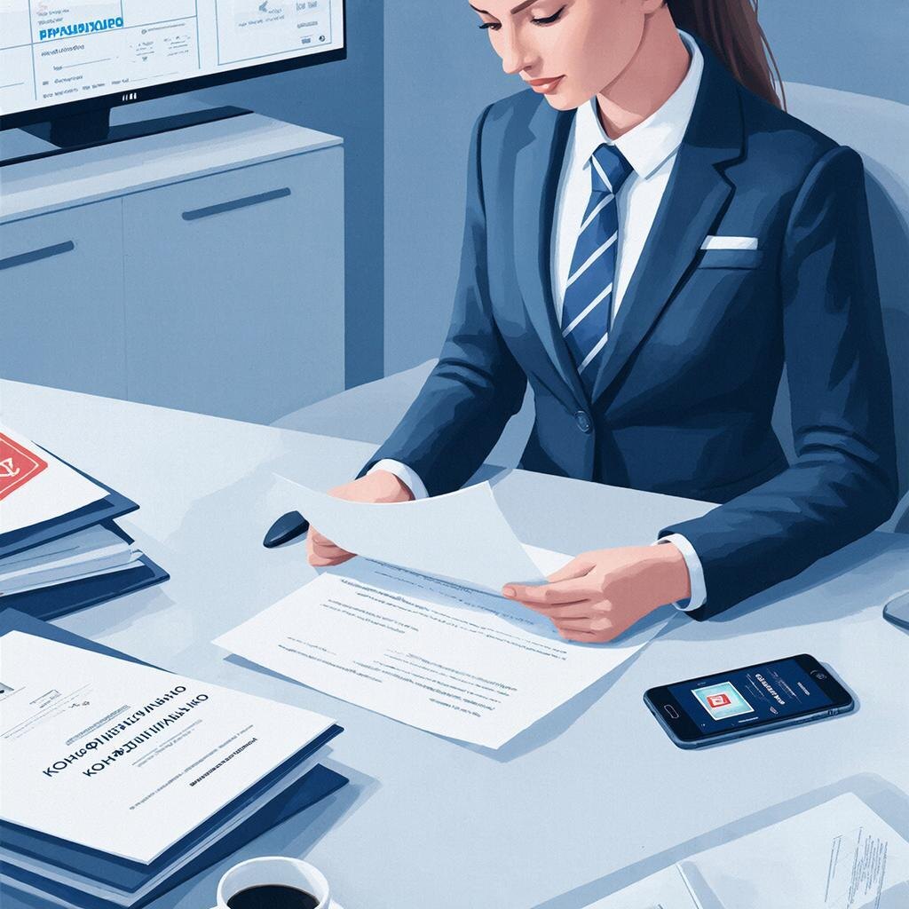 Сотрудник банка проверяет подозрительную транзакцию