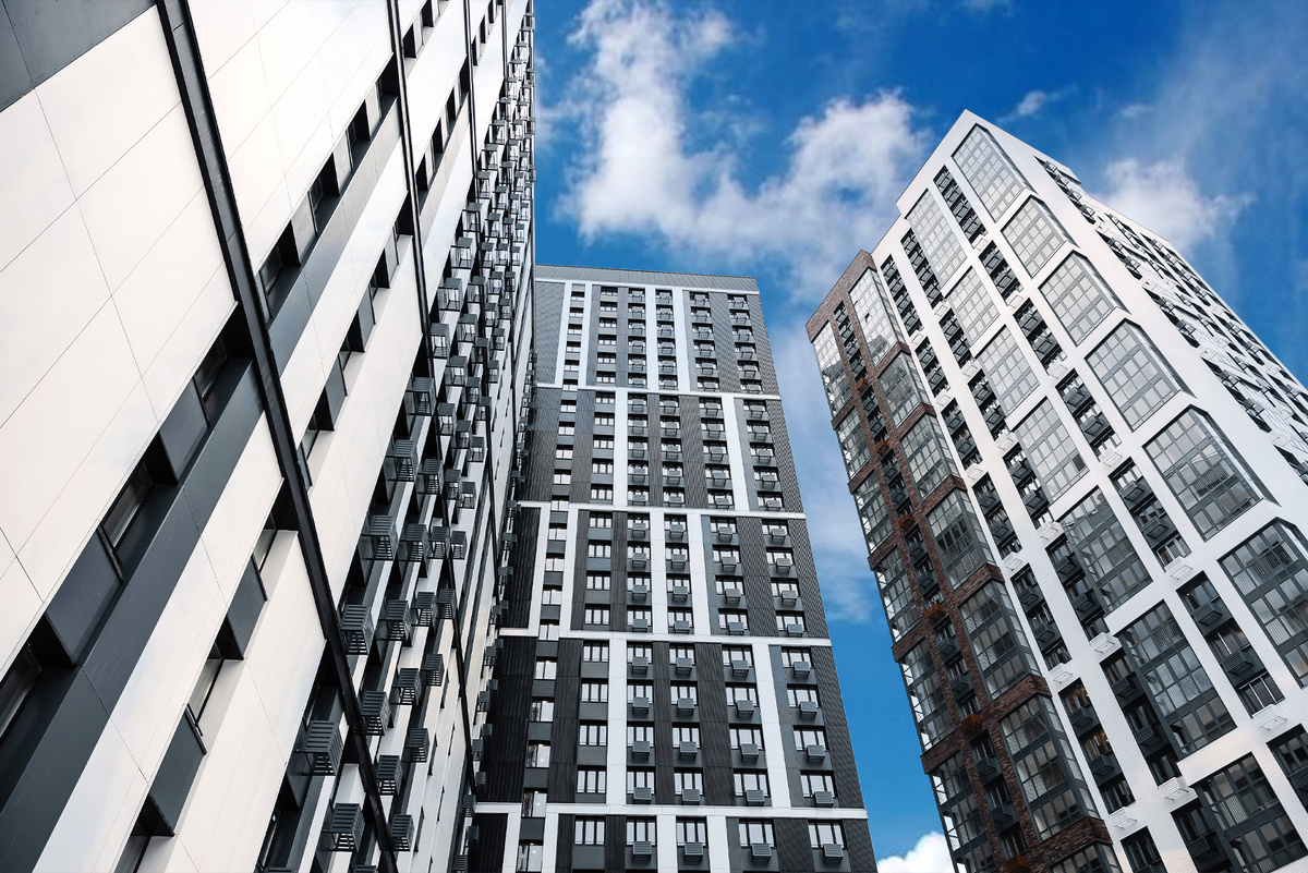 Три новых корпуса — это комфортное пространство с подземным паркингом, коммерческими помещениями