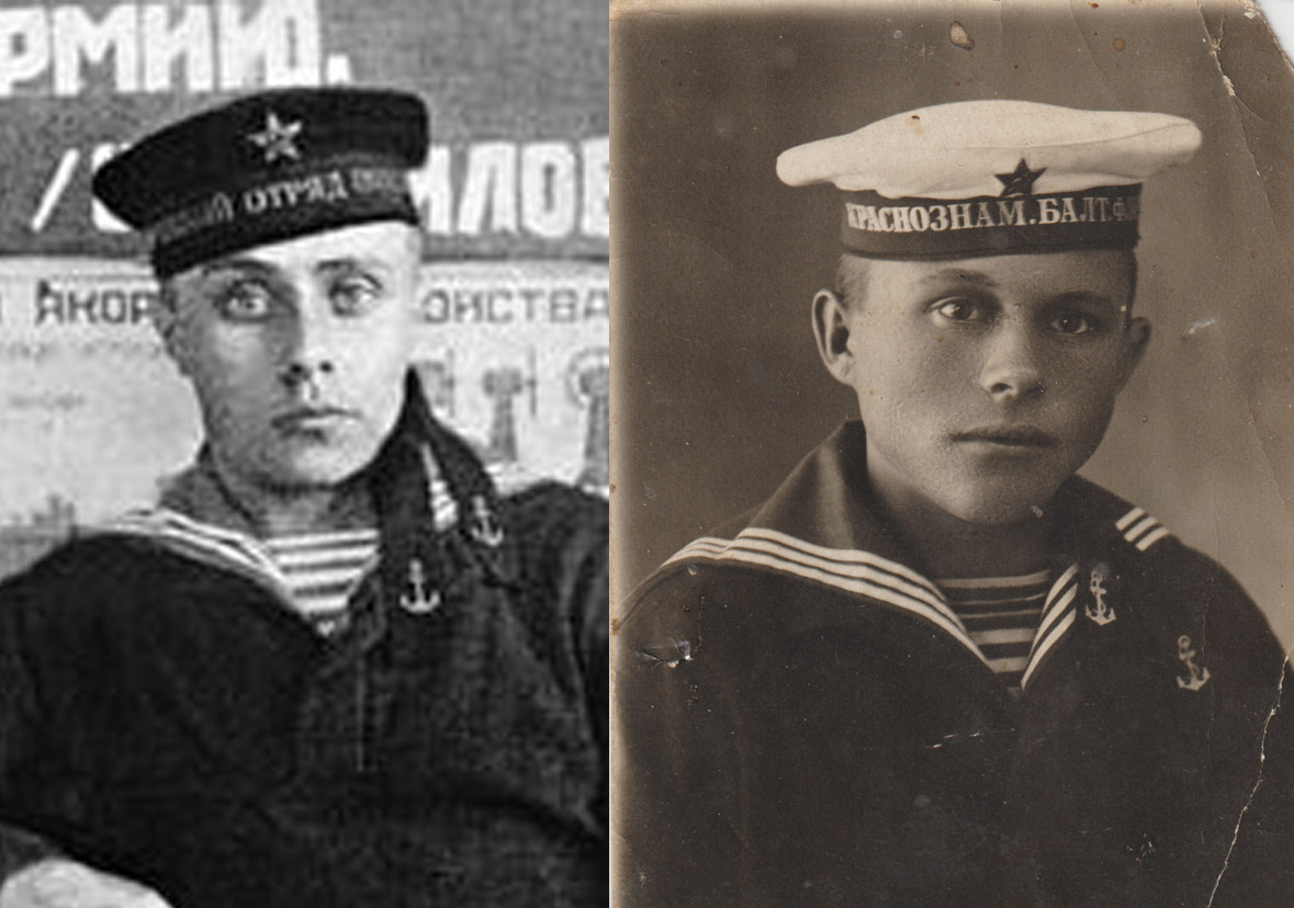 Слева Владимир Спиридонович Путин, справа мой дедушка Петр Ильич.