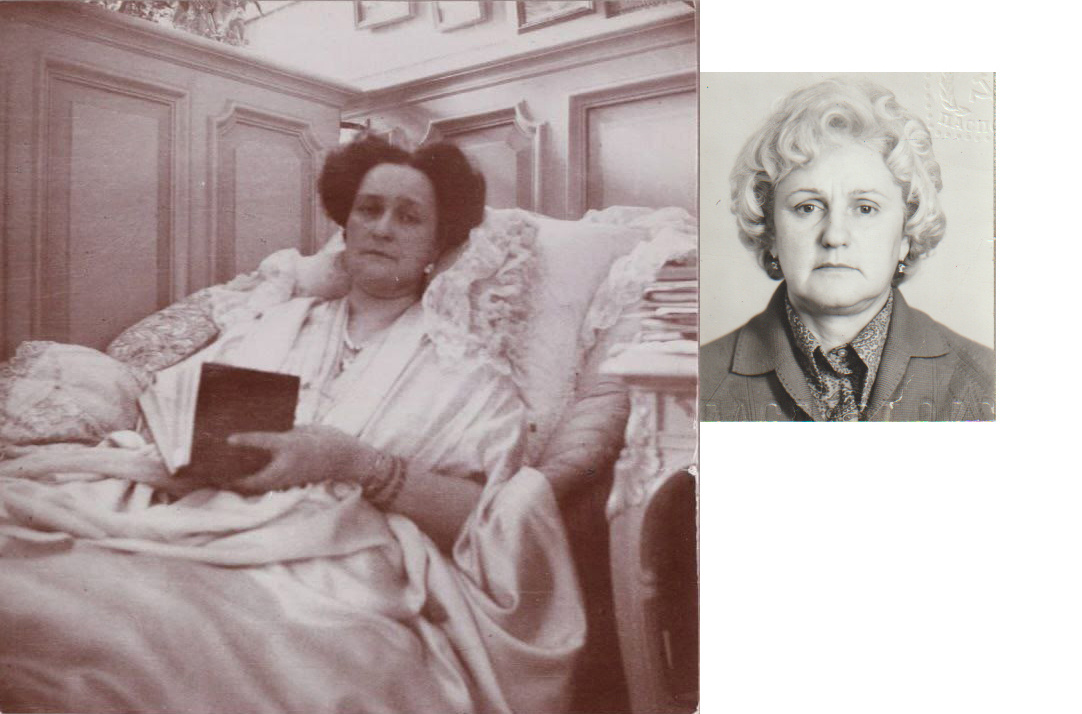 Слева Александра Фёдоровна, справа моя бабушка Людмила Михайловна.