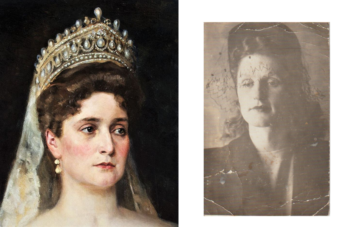 Слева Александра Фёдоровна, справа моя бабушка Людмила Михайловна.