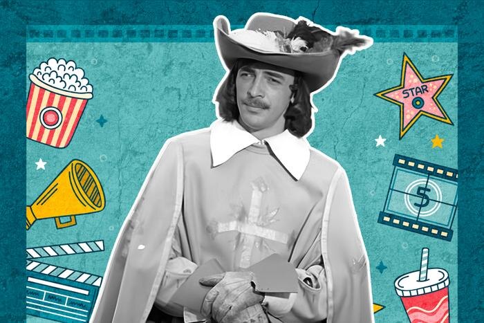 Михаил Боярский 76 лет: лучшие роли актёра за всю карьеру. Коллаж © Life.ru. Обложка © «Д`Артаньян и три мушкетёра», режиссёр Георгий Юнгвальд-Хилькевич, сценаристы Марк Розовский, Александр Дюма / Kinopoisk, © Freepik