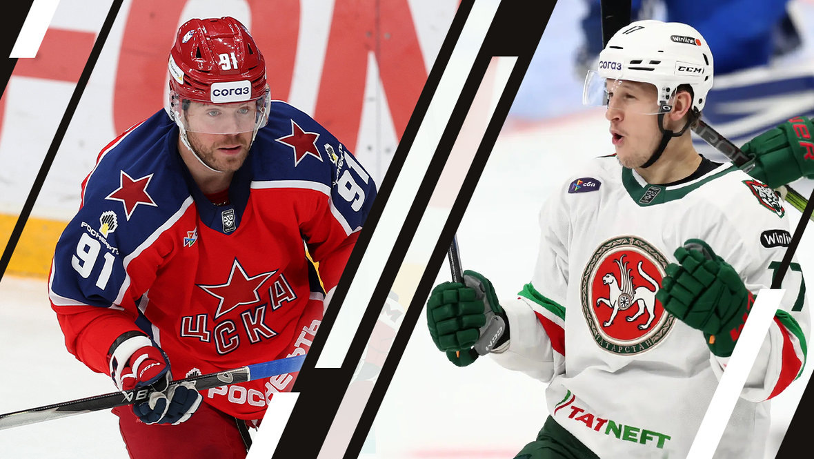    Даниэль Спронг и Александр Барабанов.«СЭ», КХЛ