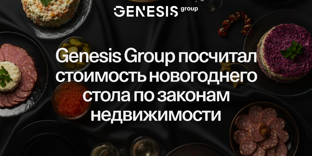 Оливье по 25 тысяч за метр: сколько бы стоили новогодние продукты по законам рынка недвижимости