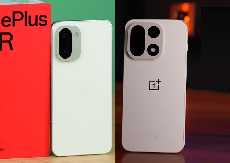 OnePlus 15R слева и OnePlus 15 справа