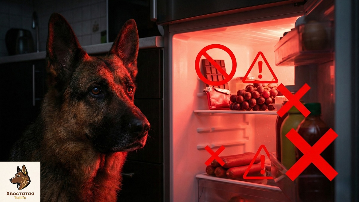 Опасные продукты в холодильнике: что нельзя давать немецкой овчарке.
