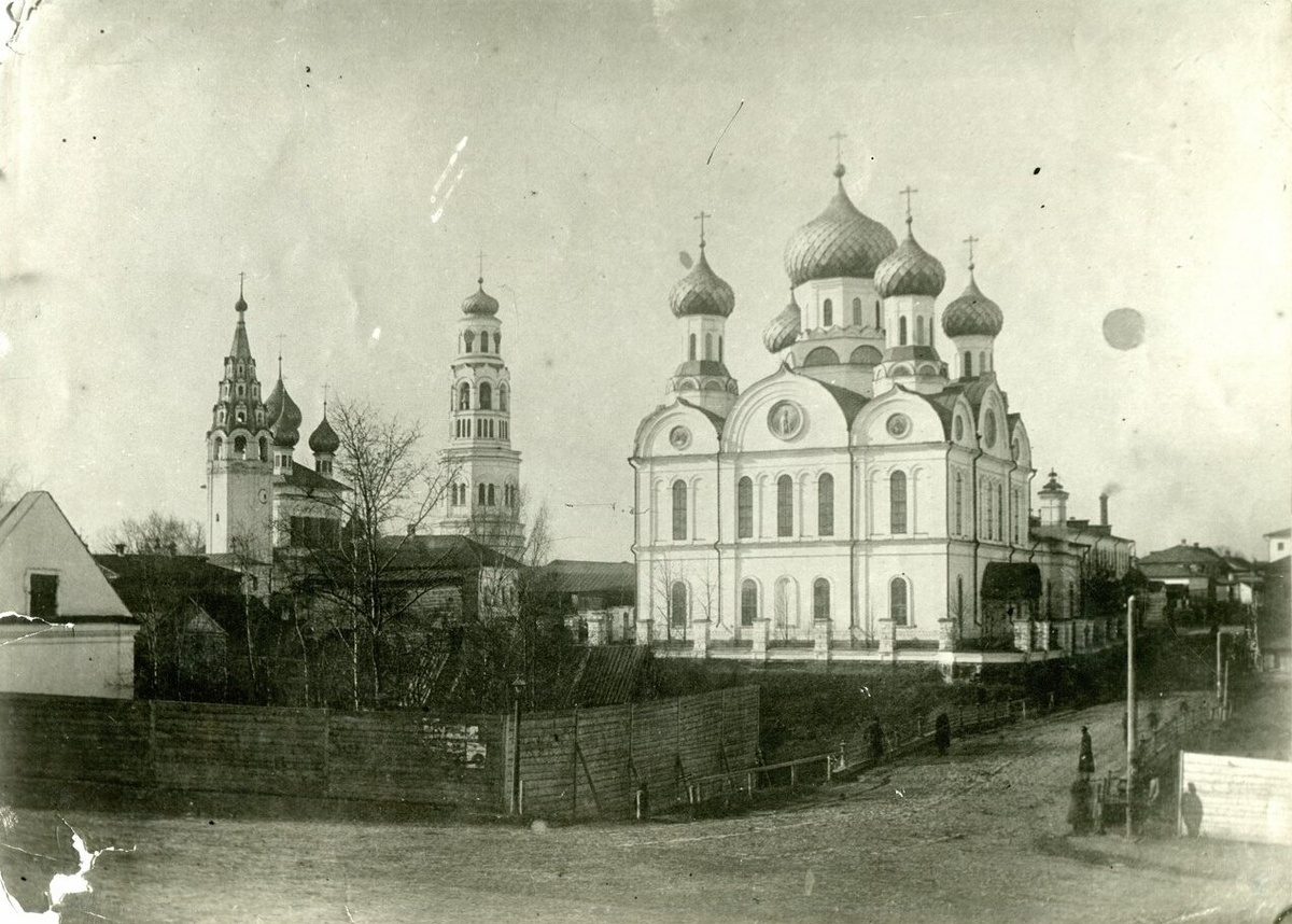 Приказный мост в г. Иваново-Вознесенске. Ок. 1900. Ивановский государственный историко-краеведческий музей имени Д.Г. Бурылина.
