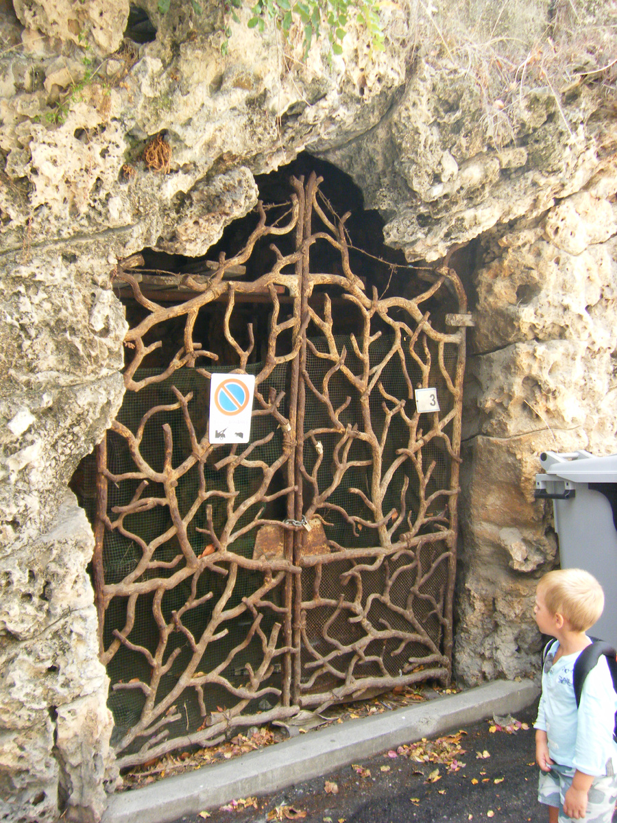 Кованая двустворчатая калитка. Стиль: арт-деко. Сан Ремо. Италия. Фотограф: Минаев А.В..