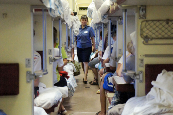 Начальник поезда Сабанова Светлана.