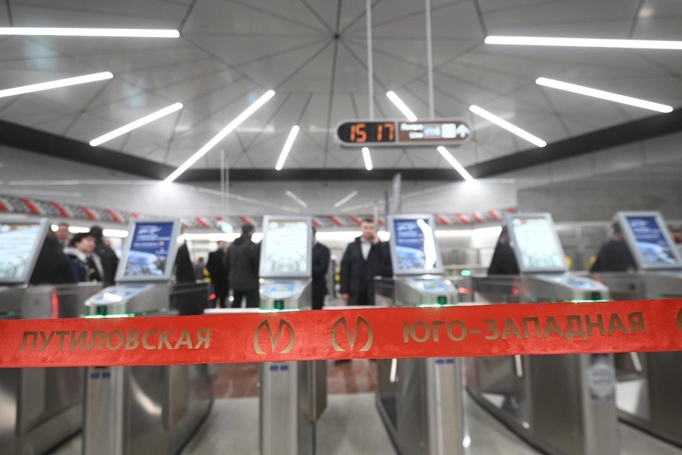    Открытие станций "Путиловская" и "Юго-Западная". Алексей БУЛАТОВ