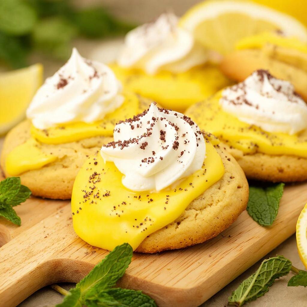 Солнечный взрыв вкуса: Лимонное печенье с нежным безе и маком