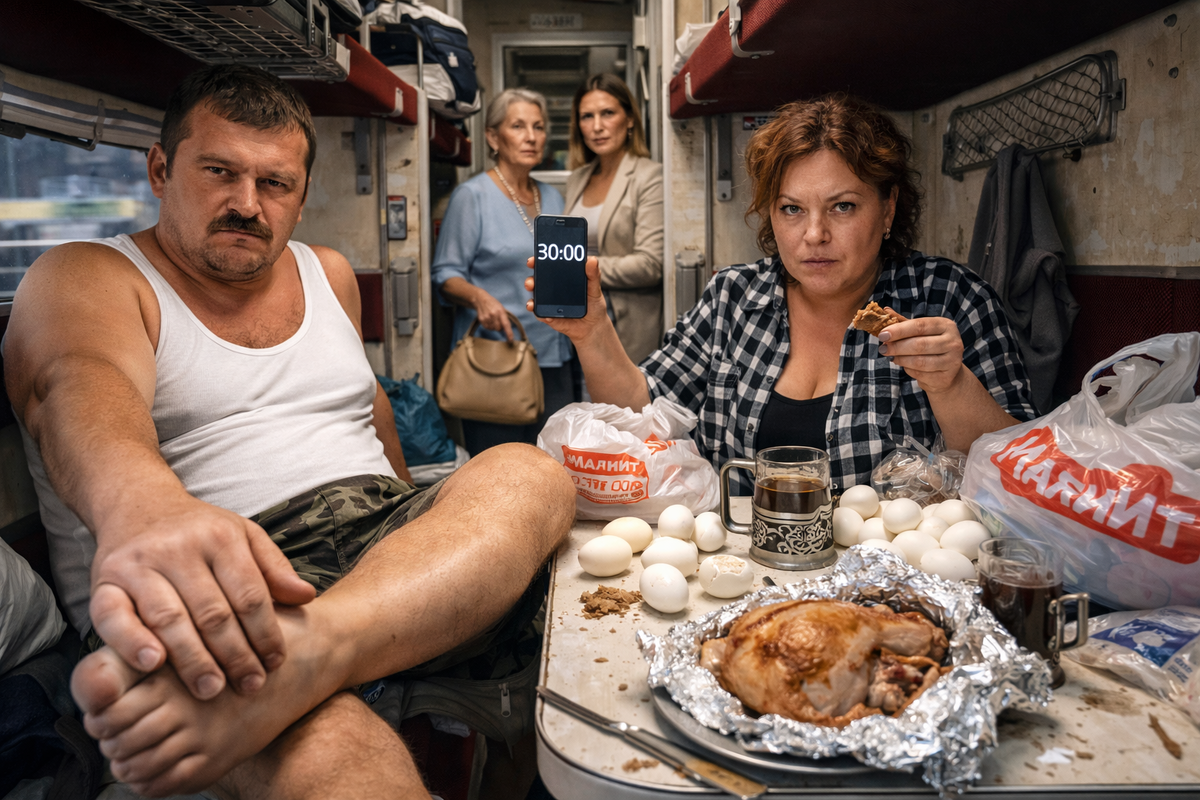 Нас не пускали к столу даже чаю попить, ведь «цари» внизу отдыхают. Свекровь не стала скандалить, а сделала то, после чего весь вагон встал на нашу сторону