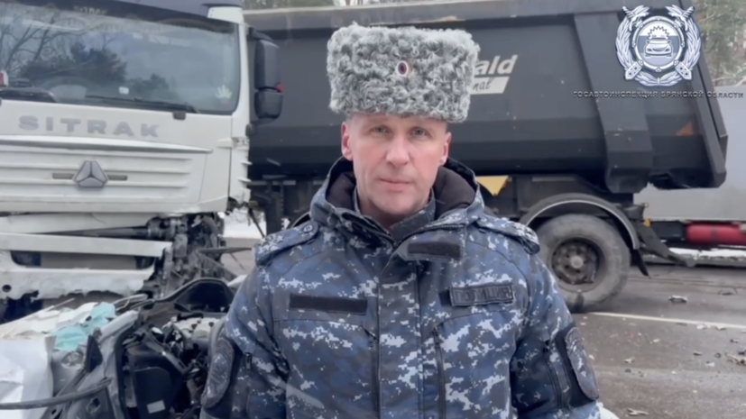    Кадр: видео Госавтоинспекции Брянской области