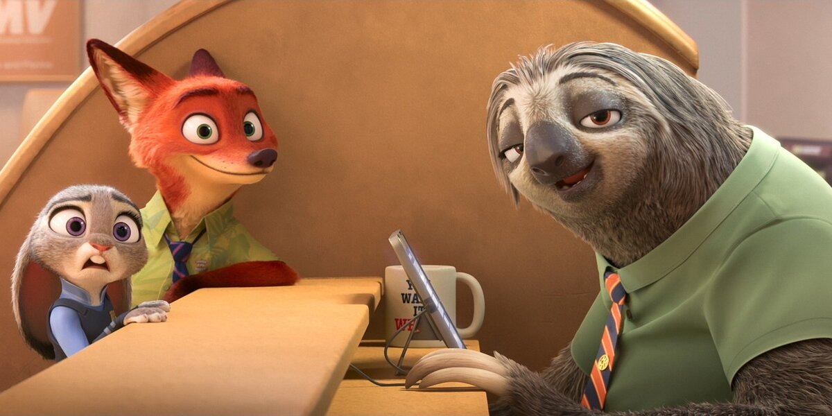 Кадр из м/ф "Зверополис"