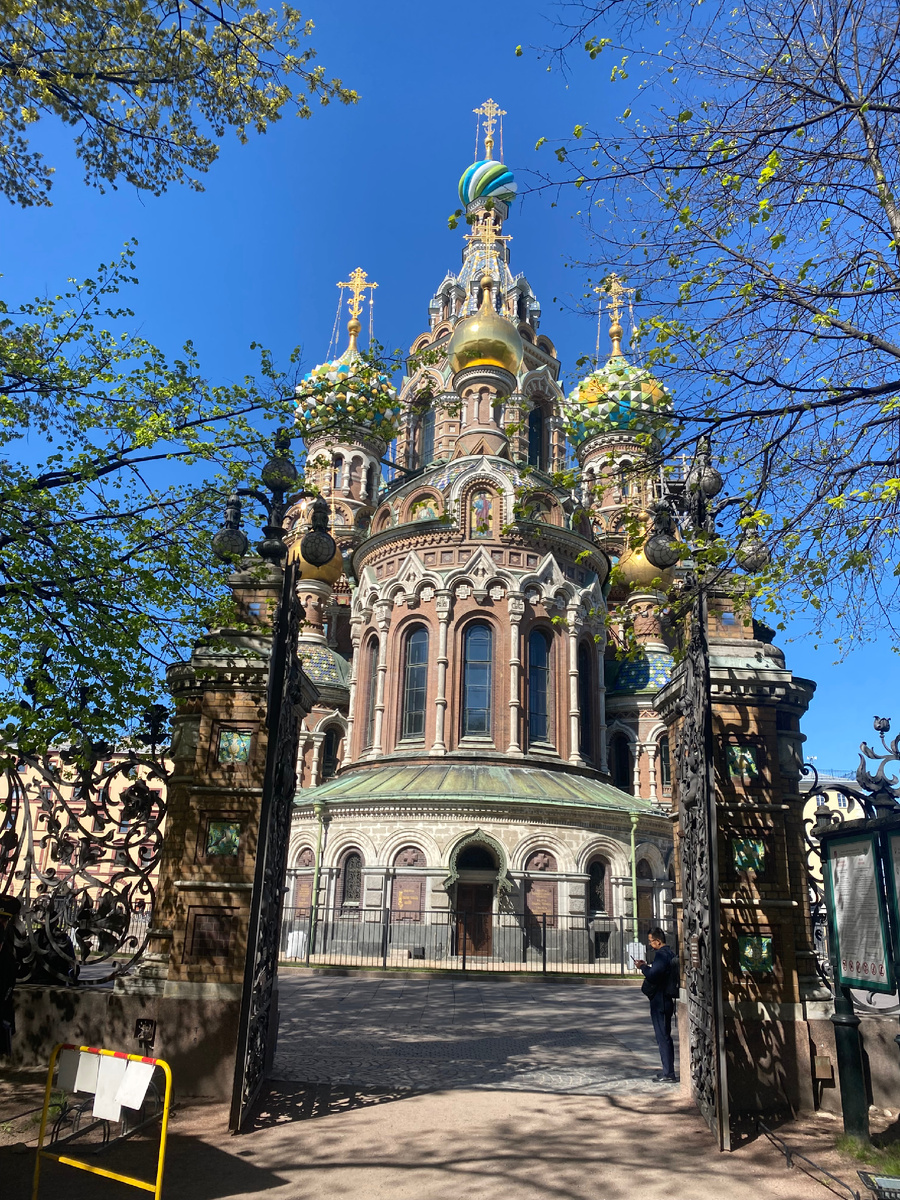 Фото автора. Спас на Крови, май, 2025 года. 