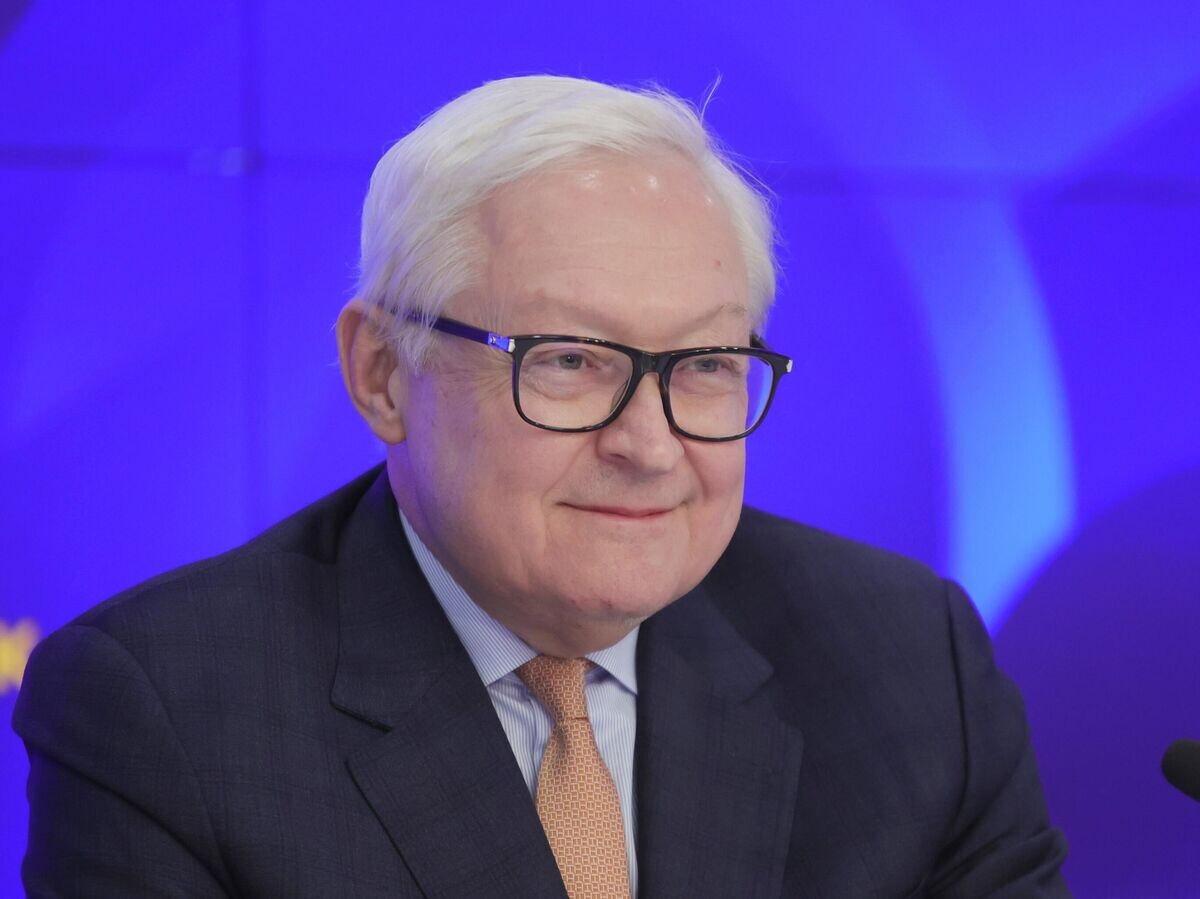    Заместитель министра иностранных дел РФ Сергей Рябков в время пресс-конференции | © РИА Новости / Виталий Белоусов