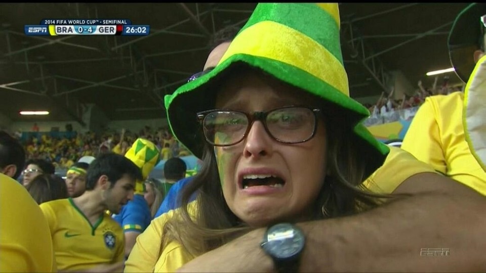 Бразилия захлебнулась в слезах