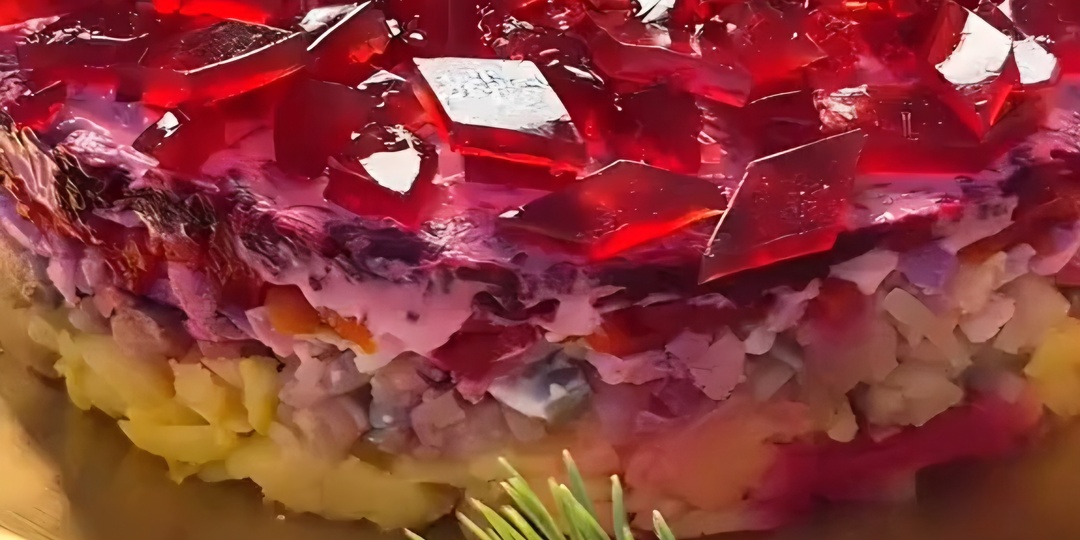 Селёдка под шубой необычный декор