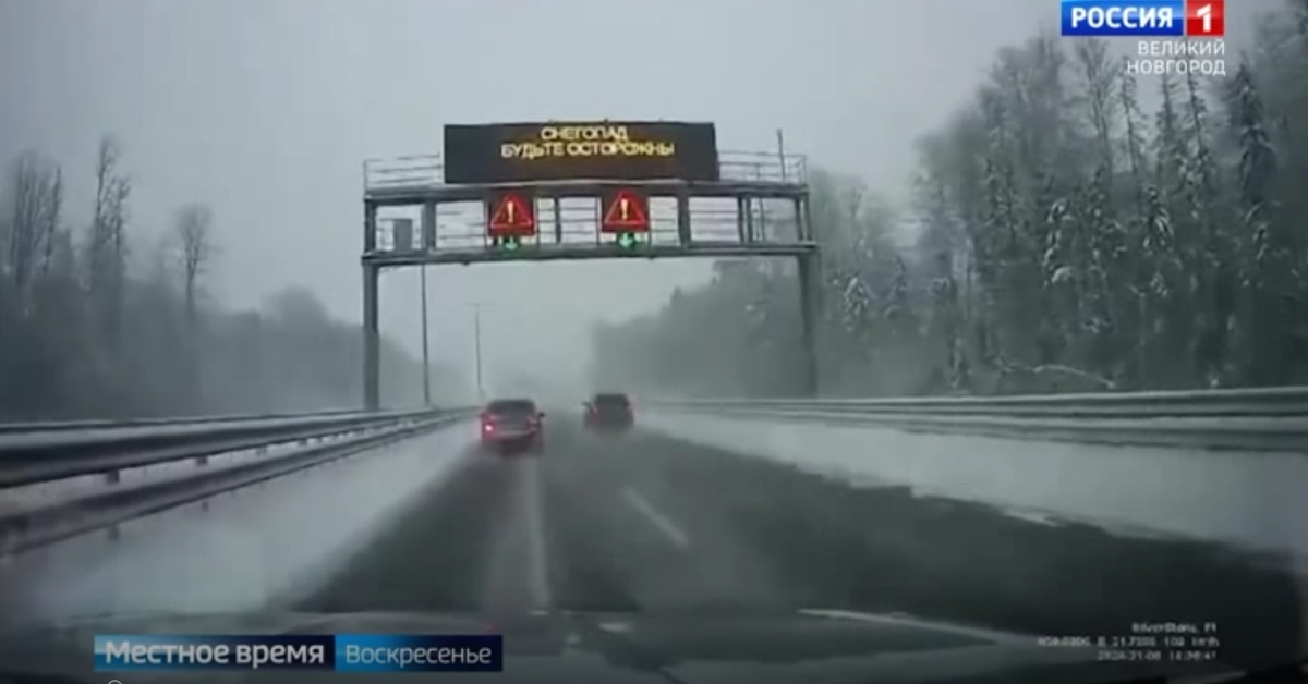 Водители продолжают двигаться со скоростью 100-120 км/час, не обращая внимание на электронные табло.  Через километр - массовое ДТП. 