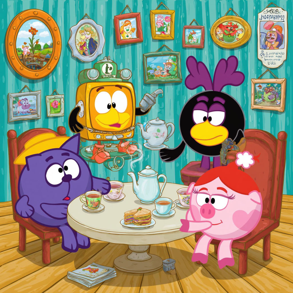 Идеальный Ромашкин чай со сластями для Нюши