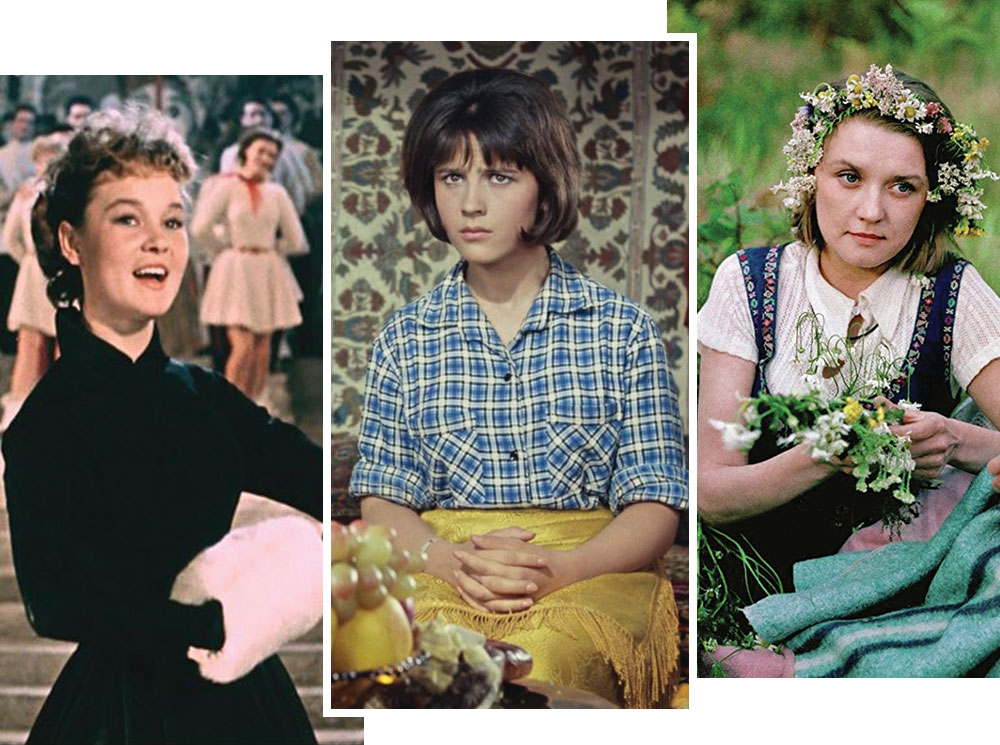 Кадры из фильмов «Москва слезам не верит», «Кавказская пленница, или Новые приключения Шурика», «Карнавальная ночь» (Источник: Соцсети)