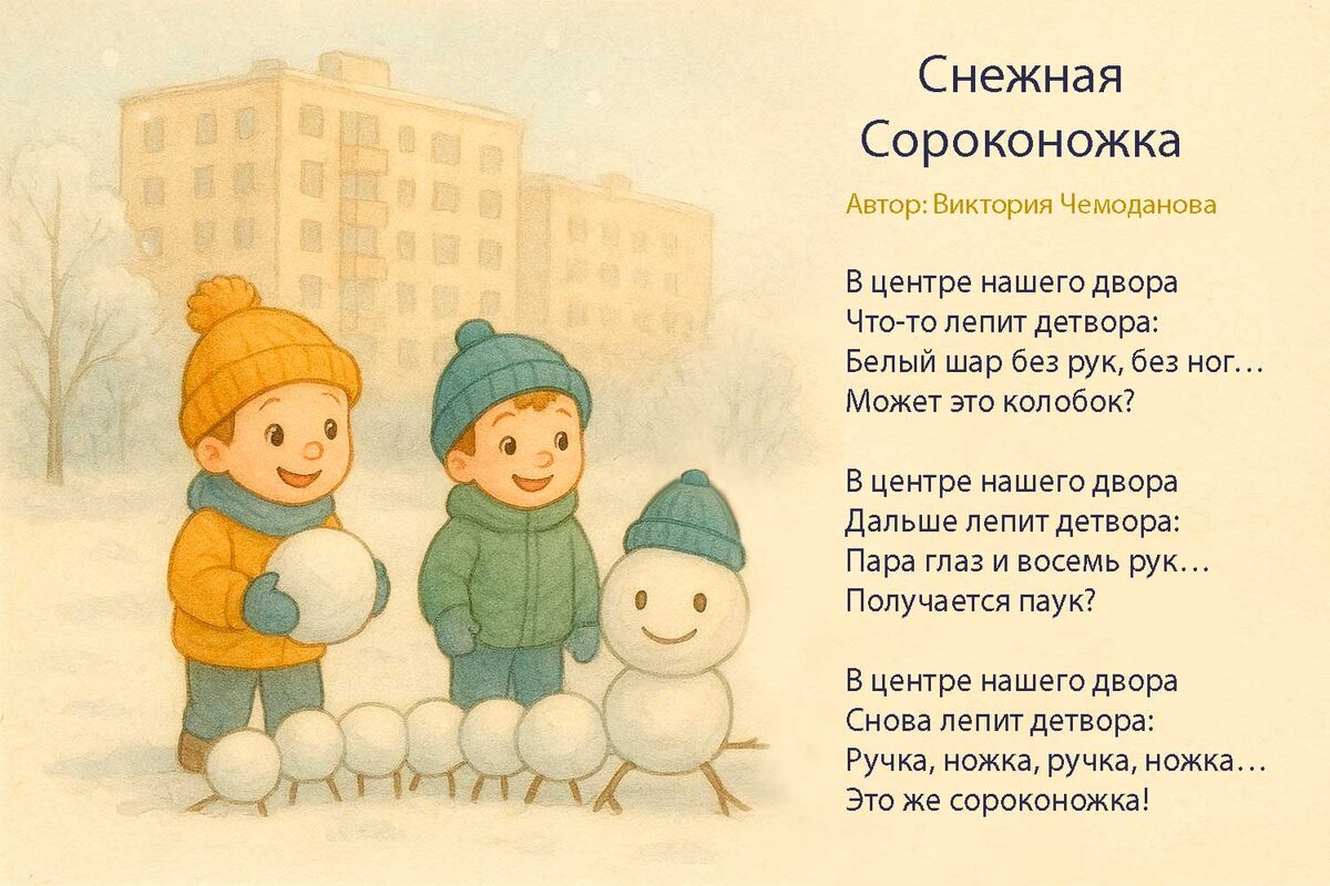 Сороконожка иллюстрация на сайте v-chemodanova.ru