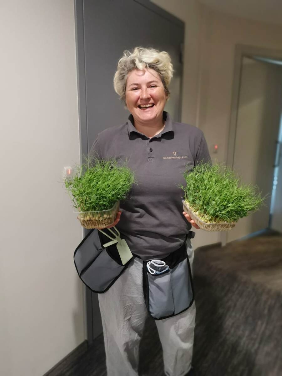 Это я в образе садовника