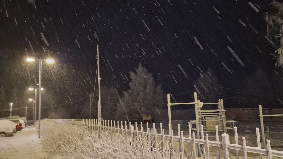 Какая снежная красота у нас