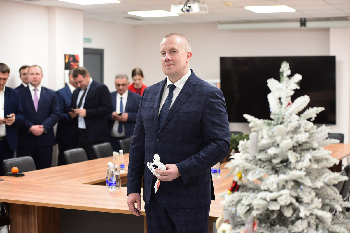 Управляющий директор комбината Сергейй Журавлёв